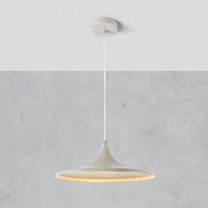 Markslöjd Lampa wisząca Beam, możliwość ściemniania, kremowy / amber, salon / jadalnia, aluminium, nowoczesny