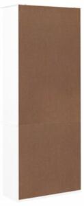 Biblioteczka z szufladami alta, biała, 77x35x186,5 cm, sosna