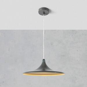Markslöjd Lampa wisząca Beam, możliwość ściemniania, kremowy / amber, salon / jadalnia, aluminium, nowoczesny