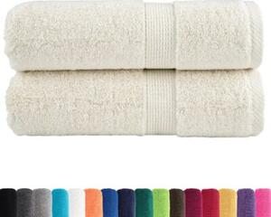 Ręczniki myjące premium solund 2 szt. kremowe 30x30 cm 600 GSM