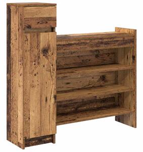 Szafka na buty 100,5 x 28 x 100 cm Drewno inżynieryjne