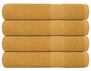 Ręczniki do sauny frogn 4 szt. złoty 80x200 cm 360 g/m²