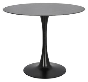 Stół Simplet Skinny Premium Stone Black okrągły