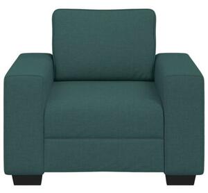 Sofa fotel ciemnozielony 100x77x82 cm tkanina