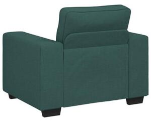 Sofa fotel ciemnozielony 100x77x82 cm tkanina