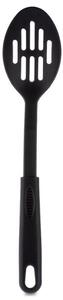 Łyżka cedzakowa czarna BLACKLINE 30,5 cm