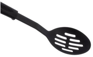Łyżka cedzakowa czarna BLACKLINE 30,5 cm