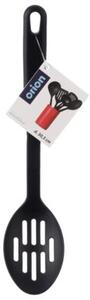 Łyżka cedzakowa czarna BLACKLINE 30,5 cm