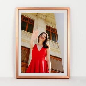 Ramka na zdjęcia 30x40 cm rama MDF ramki do zdjęć 40x30 cm kolor miedziany FRAMAI®