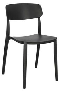 Krzesło Nopie black z tworzywa