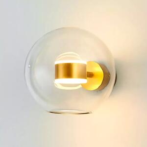 Lampa ścienna BUBBLES -1W LED złota 3000K