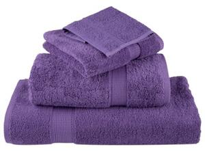 Ręczniki myjące premium solund 2 szt. fioletowe 30x30 cm 600 GSM