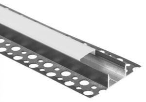 Profil do taśm LED GNS02 natynkowy czarny + klosz mleczny 2m Ecolight