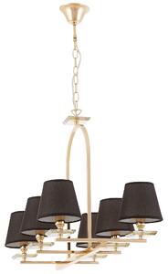 LAMPA WISZĄCA CZARNO-ZŁOTA LIMERA W6