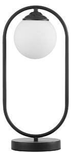 NOWOCZESNA LAMPA BIURKOWA CZARNA VERO W1 LUMINA DECO