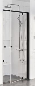 Ravak Pivot PDOP1-90 drzwi prysznicowe 90 cm czarny mat/szkło przezroczyste 03G70300Z1