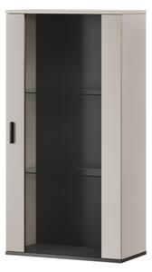 Witryna CAMA MEBLE Soho S2 Beżowo-czarny