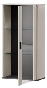 Witryna CAMA MEBLE Soho S2 Beżowo-czarny