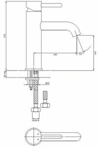 Bateria umywalkowa OMNIRES Y1213MAXCR Chrom