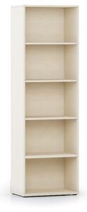 Biblioteka INTEGRO, niska, 1920 x 600 x 400 mm, 4 półki, brzoza