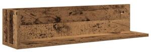 Półki ścienne, 2 szt., stare drewno, 75x16,5x16,5 cm