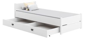 Łóżko MARCEL 200x90 białe Bez szuflady i materaca