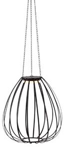 Zewnętrzna Lampa Markslöjd, Ovia, ściemnialny, czarny, metal, skandynawski