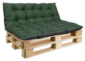 Zestaw poduszek ogrodowych na palety Aio Factory 120x80x40 cm zielony 1szt