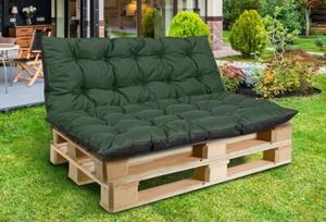 Zestaw poduszek ogrodowych na palety Aio Factory 120x80x40 cm zielony 1szt