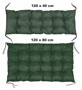 Zestaw poduszek ogrodowych na palety Aio Factory 120x80x40 cm zielony 1szt