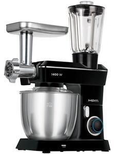 Robot kuchenny planetarny MPM MRK-24 1400W (2 misy) z maszynką do mięsa i blenderem kielichowym