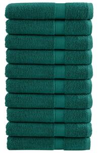 Ręczniki premium solund 10 szt., zielone, 80x200 cm, 600 g/cm²
