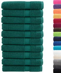 Ręczniki premium solund 10 szt., zielone, 80x200 cm, 600 g/cm²