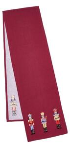 Bawełniany bieżnik ze świątecznym motywem 220x32 cm Christmas Nutcracker – Catherine Lansfield