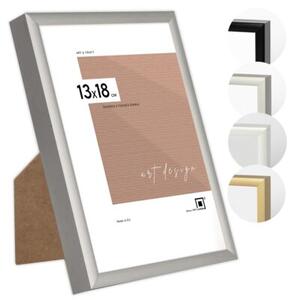 Ramka na zdjęcia 13x18 cm aluminiowa ramka srebrna do zdjęć 18x13 cm LUCA®