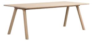Rozkładany stół z litego drewna dębowego 95x220 cm Clapperton – Rowico