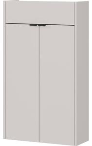 Kremowa szafka wisząca 56x97x22 cm Ameca – Germania