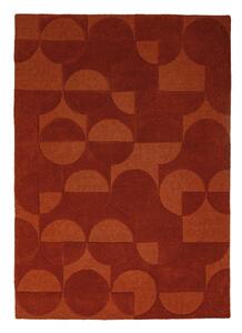 Wełniany dywan tkany ręcznie w kolorze terakoty 160x230 cm Gigi – Flair Rugs