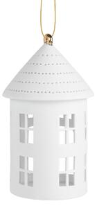 Wiszący porcelanowy świecznik LIGHTHOUSE okrągły - różne rozmiary Wielkość: L