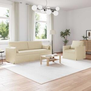 Nowoczesny moduÅowy zestaw sof kremowy z ergonomicznym designem
