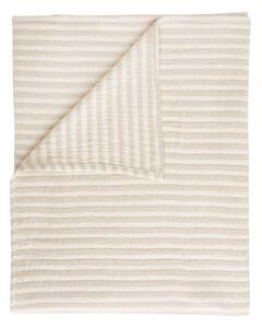Bawełniany koc w naturalnym kolorze 150x200 cm Cotton Muslin Stripe – Bianca