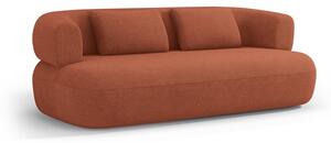Sofa z materiału bouclé w kolorze terakoty 178 cm Jenny – Micadoni