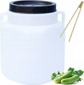 Sterk® 30-litrowa beczka z pokrywką, plastikowa beczka, pojemnik na karmę, 30 L