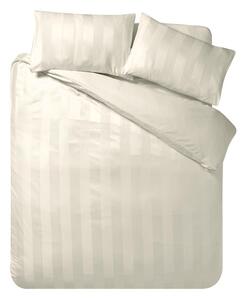 Kremowa satynowa pościel dwuosobowa 200x200 cm So Soft Satin Stripe – Catherine Lansfield