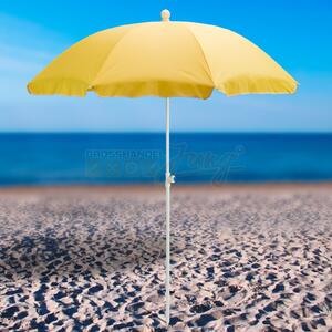 Parasol plażowy żółty 180 / UV30