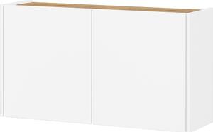 Biała szafka w dekorze dębu wisząca 93x52x29 cm Libbiano – Germania