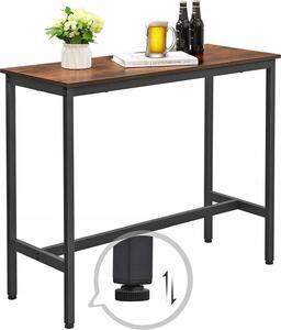 Stół Barowy Barek Wąski 100x40cm Industrialny Loft