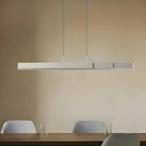 Lampa wisząca Torven Lucande, możliwość ściemniania, aluminiowy / szary / cynkowy, salon / jadalnia, metal, nowoczesny