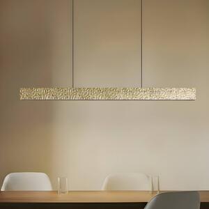 Lampa wisząca Nivara Lucande, mosiężny / złoty, salon / jadalnia, metal, nowoczesny