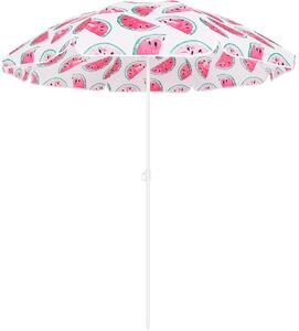 Parasol plażowy i balkonowy 160 cm - wzór "Arbuz" - ochrona przeciwsłoneczna na plażę i do ogrodu